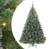 Árbol de Navidad artificial con 300 LED Verde 180 cm PE y PVC 2