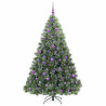 Árbol de Navidad artificial con 300 LED Verde 180 cm PE y PVC 3