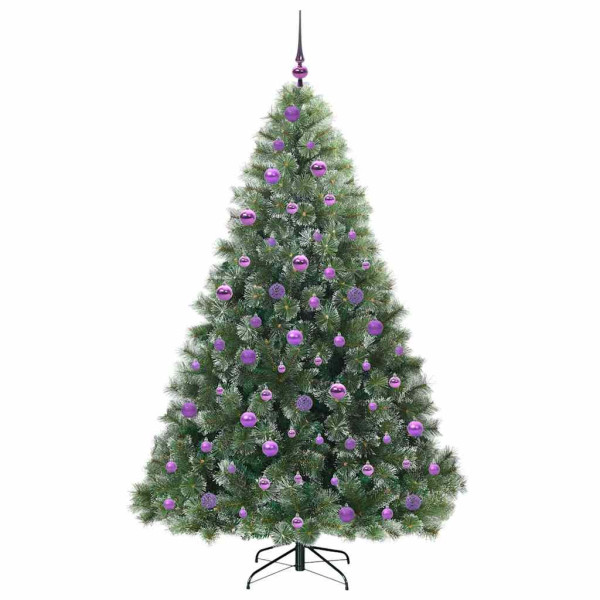 Árbol de Navidad artificial con 300 LED Verde 180 cm PE y PVC M 4