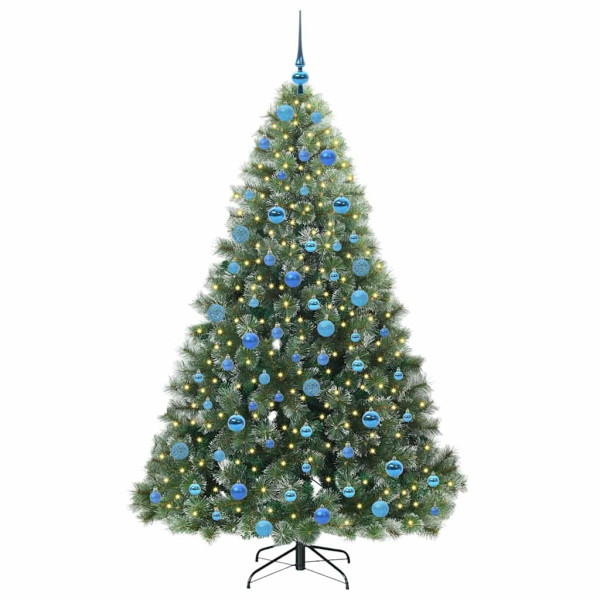 Árbol de Navidad artificial con 300 LED Verde 180 cm PE y PVC M 3