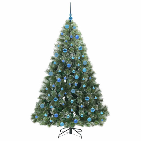 Árbol de Navidad artificial con 300 LED Verde 180 cm PE y PVC M 4