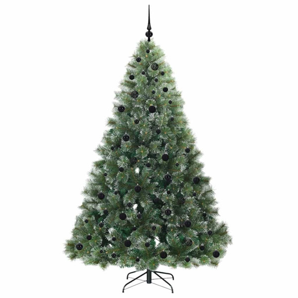 Árbol de Navidad artificial con 300 LED Verde 210 cm PE y PVC M 3