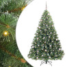 Árbol de Navidad artificial con 300 LED Verde 210 cm PE y PVC 2