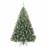 Árbol de Navidad artificial con 300 LED Verde 210 cm PE y PVC 3