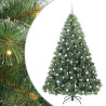 Árbol de Navidad artificial con 300 LED Verde 210 cm PE y PVC 2