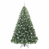 Árbol de Navidad artificial con 300 LED Verde 210 cm PE y PVC 3