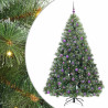 Árbol de Navidad artificial con 300 LED Verde 210 cm PE y PVC 2