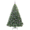 Árbol de Navidad artificial con 300 LED Verde 210 cm PE y PVC 3