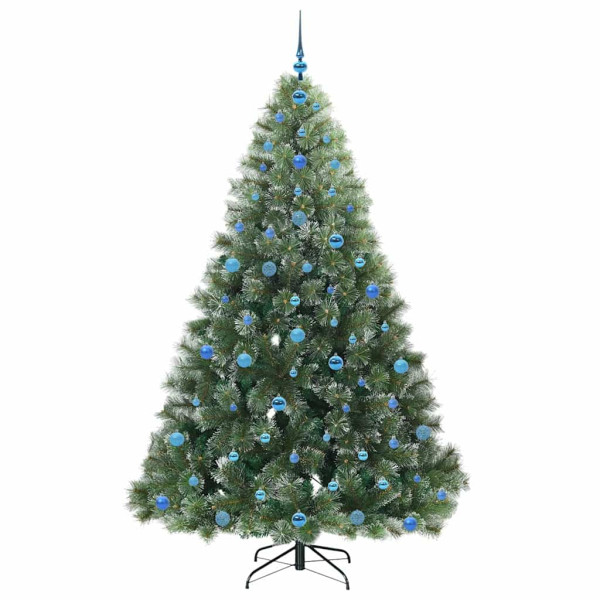 Árbol de Navidad artificial con 300 LED Verde 210 cm PE y PVC M 4