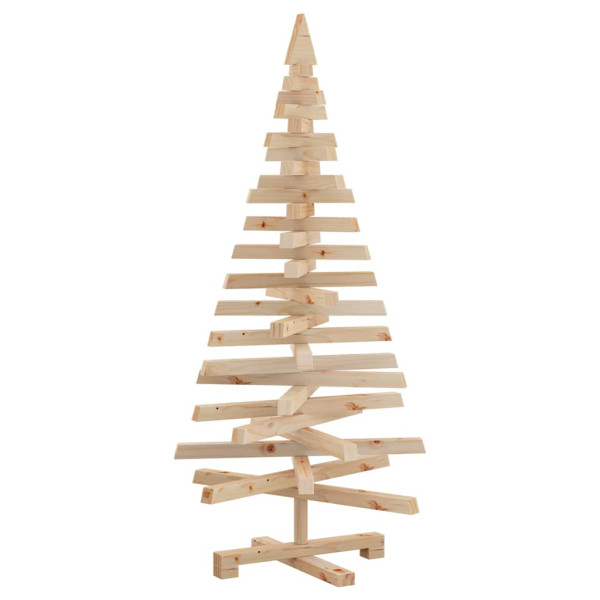 Árboles de Navidad Natural 120 cm Madera maciza de pino M 2