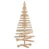 Árboles de Navidad Natural 120 cm Madera maciza de pino 2