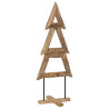 Árbol de Navidad Marrón 150 cm Madera de teca maciza 2