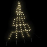 Árbol de Navidad LED con 112 LED Cálido 511 cm Metal 4