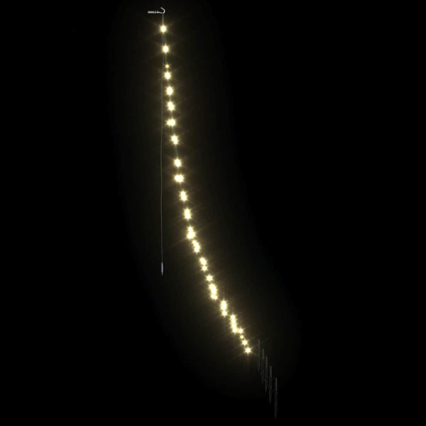 Árbol de Navidad LED con 112 LED Cálido 511 cm Metal M 5