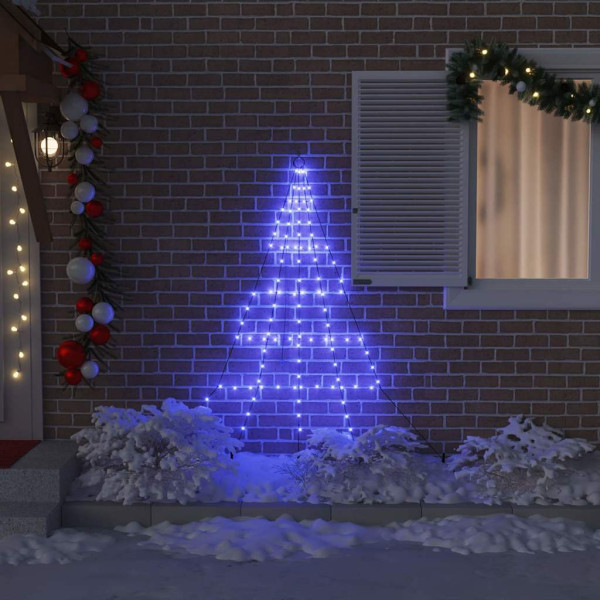 Árbol de Navidad LED con 112 LED Azul 511 cm Metal M 3