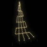 Árbol de Navidad LED con 168 LED Cálido 511 cm Metal 4