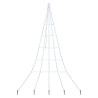 Árbol de Navidad LED con 168 LED Frío 511 cm Metal 2