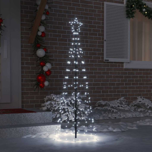 Árbol de Navidad LED con 390 LED Frío 250 cm Hierro M 3