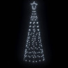 Árbol de Navidad LED con 390 LED Frío 250 cm Hierro 4