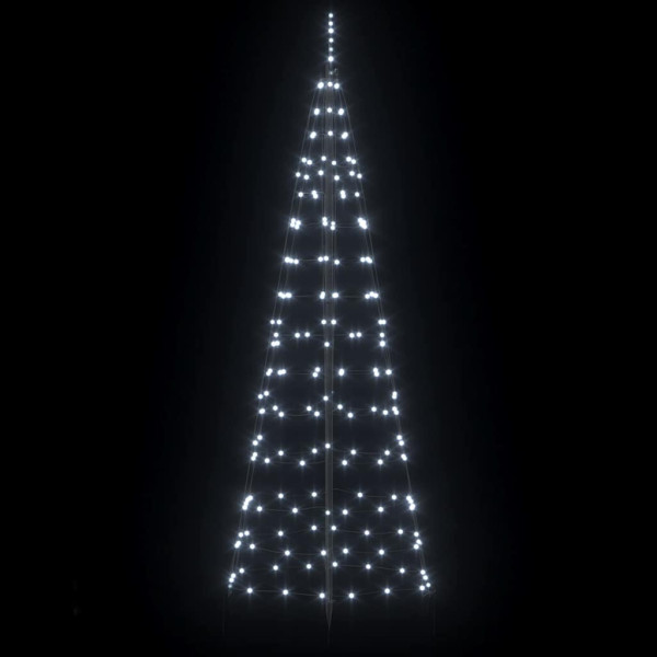 Árbol de Navidad LED con 390 LED Frío 250 cm Hierro M 5