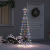 Árbol de Navidad LED con 390 LED Multicolor 250 cm Hierro 1