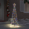 Árbol de Navidad LED con 390 LED Multicolor 250 cm Hierro 3