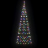 Árbol de Navidad LED con 390 LED Multicolor 250 cm Hierro 5