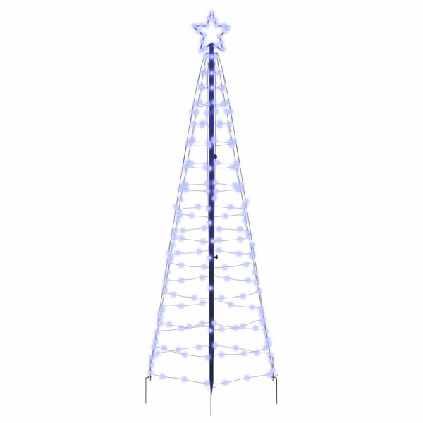 Árbol de Navidad LED con 390 LED Azul 250 cm Hierro D