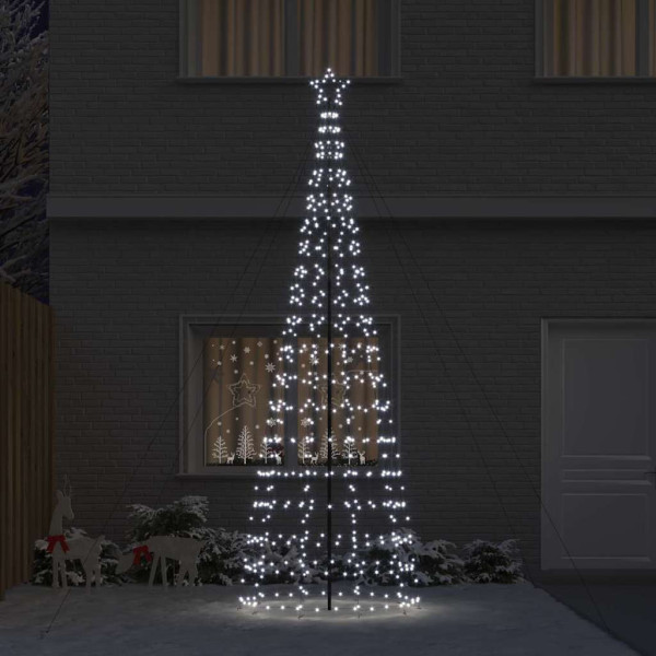 Árbol de Navidad LED con 800 LED Frío 400 cm Hierro M 3