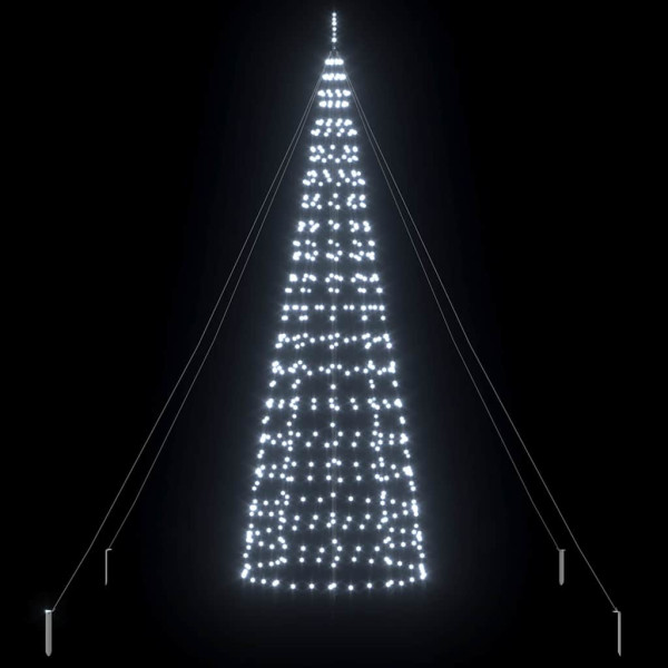 Árbol de Navidad LED con 800 LED Frío 400 cm Hierro M 5
