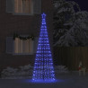 Árbol de Navidad LED con 800 LED Azul 400 cm Hierro 1