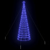 Árbol de Navidad LED con 800 LED Azul 400 cm Hierro 4