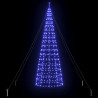Árbol de Navidad LED con 800 LED Azul 400 cm Hierro 5