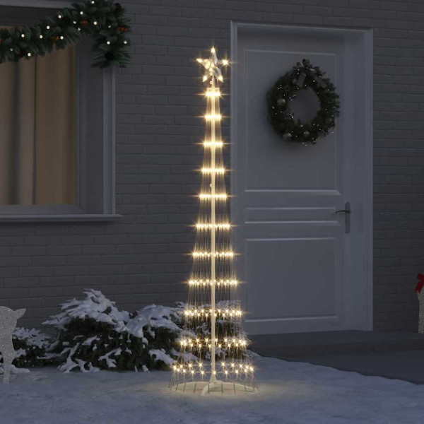 Árbol de Navidad LED Cálido 138.5 x 138.5 x 399 cm Metal D