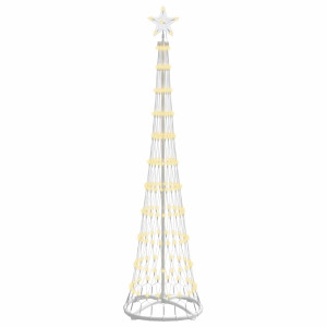 Árbol de Navidad LED Cálido 138.5 x 138.5 x 399 cm Metal H