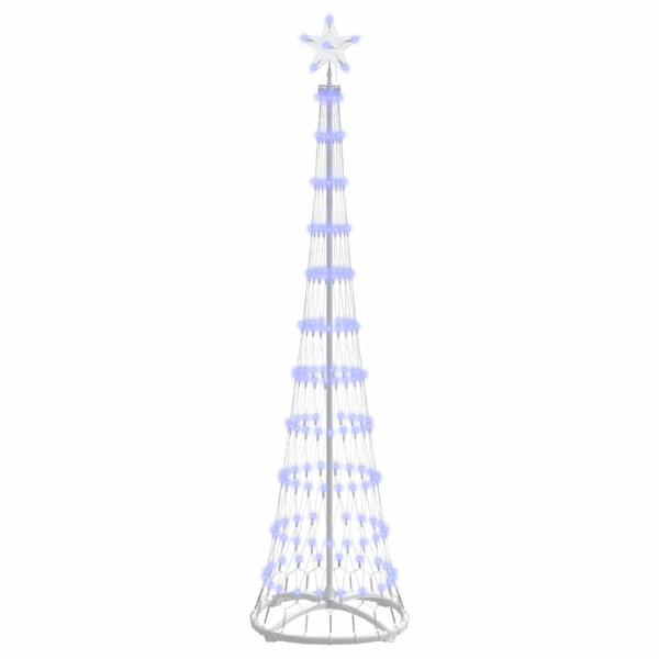 Árbol de Navidad LED Azul 138.5 x 138.5 x 399 cm Metal M 2