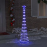 Árbol de Navidad LED Azul 138.5 x 138.5 x 399 cm Metal 3