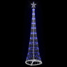 Árbol de Navidad LED Azul 138.5 x 138.5 x 399 cm Metal 4