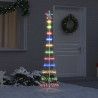 Árbol de Navidad LED Multicolor 138.5 x 138.5 x 399 cm Metal 1