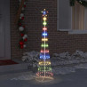 Árbol de Navidad LED Multicolor 138.5 x 138.5 x 399 cm Metal 3