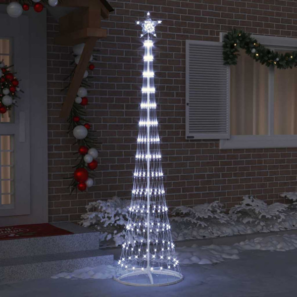 Árbol de Navidad LED Frío 138.5 x 138.5 x 399 cm Metal M 3