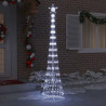 Árbol de Navidad LED Frío 138.5 x 138.5 x 399 cm Metal 3