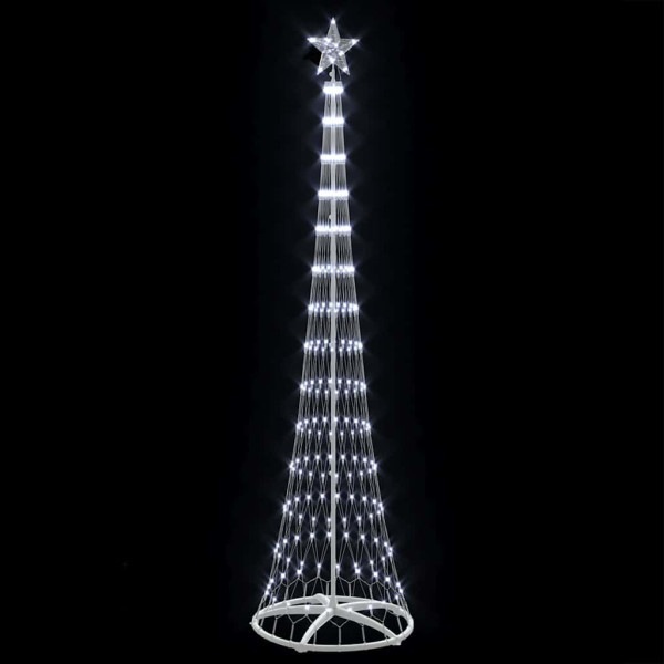 Árbol de Navidad LED Frío 138.5 x 138.5 x 399 cm Metal M 4