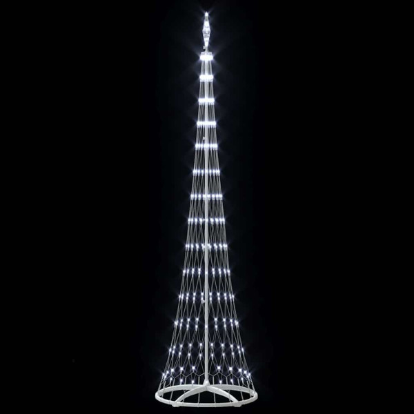 Árbol de Navidad LED Frío 138.5 x 138.5 x 399 cm Metal M 5