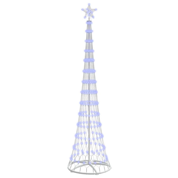 Árbol de Navidad LED Azul 138.5 x 138.5 x 399 cm Metal M 2