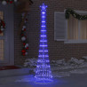Árbol de Navidad LED Azul 138.5 x 138.5 x 399 cm Metal 3