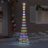 Árbol de Navidad LED Multicolor 138.5 x 138.5 x 399 cm Metal 3