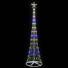 Árbol de Navidad LED Multicolor 138.5 x 138.5 x 399 cm Metal 4