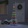 Árbol de Navidad LED Multicolor 138.5 x 138.5 x 399 cm Metal 1