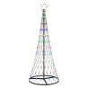 Árbol de Navidad LED Multicolor 138.5 x 138.5 x 399 cm Metal 2
